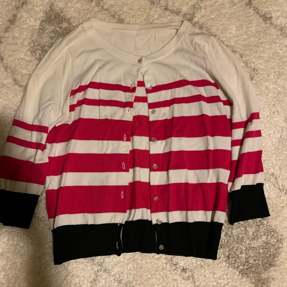 Cute Stripped Cardigan